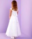 White Diamante Lace Holy Communion Dress - Harper P269 by Peridot