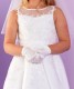 White Sweetheart Organza Holy Communion Dress - Colette P271 by Peridot