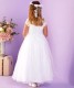 White Shimmer Lace Holy Communion Dress - Ruth P272 by Peridot