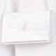 Girls White Pearl Drop Satin Hard Bag - Jasmine P280 by Peridot