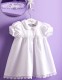 Baby Girls White Lace Trim Dress with Headband - Kaitlyn PC1 by Peridot