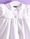 Baby Girls White Lace Trim Dress with Headband - Kaitlyn PC1 by Peridot