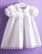 Baby Girls White Lace Trim Dress with Headband - Kaitlyn PC1 by Peridot