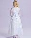 White Organza Communion Dress & Long Bolero - Rosemary & Mary by Peridot