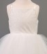 Girls Porcelain Sparkly Crystal Dress - Steph by Busy B's Bridals