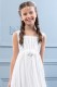 Emmerling White Chiffon Communion Dress - Style 2230