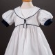 Baby Girls Linen Look Cotton Sailor Dress - Tanya by Millie Grace