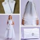 Theresa White Communion Dress, Bag, Gloves & Veil - Peridot