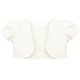 Girls Ivory Satin Bow Dress with Short Bolero Jacket