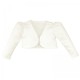 Girls Ivory Diamante Organza Dress with Bolero Jacket