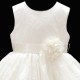 Baby Girls Ivory Fringe Lace Christening Dress