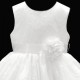 Baby Girls White Fringe Lace Christening Dress