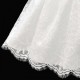 Baby Girls White Fringe Lace Christening Dress