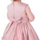 Girls Dusky Pink Frilly Rose Dress