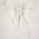 Boys Diamond Cream 3 Piece Waistcoat, Cravat & Handkerchief