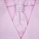 Boys Diamond Pink 3 Piece Waistcoat, Cravat & Handkerchief