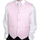 Boys Diamond Pink 3 Piece Waistcoat, Cravat & Handkerchief