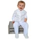 Boys Diamond White 4 Piece Waistcoat Suit