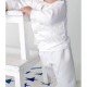 Baby Boys White Swirl 4 Piece Satin Christening Suit