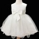 Baby Girls Ivory Bow Tulle Dress & Bolero Jacket