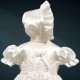 Baby Girls Ivory Embroidered Christening Gown & Bonnet