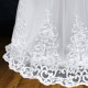 Baby Girls White Embroidered Christening Gown & Bonnet