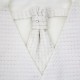 Boys Diamond Ivory & Grey 4 Piece Waistcoat Suit