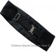 Boys Black Satin Cummerbund and Dickie Bow Tie Box Set