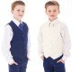 Boys Royal Blue & Ivory Deluxe Swirl 8 Piece Slim Fit Suit