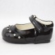 Girls Black Patent 'Fairy' Diamante Special Occasion Shoes