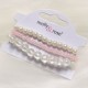 Girls Faux Pearl Beaded Bracelet - Pack of 3