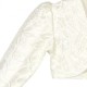 Girls Ivory Embroidered Sequin Long Sleeved Bolero