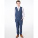 Milano Mayfair Boys Blue 5 Piece Slim Fit Suit