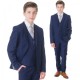 Milano Mayfair Boys Navy 5 Piece Slim Fit Suit