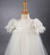 Poppy by Millie Grace - Baby Girls Lace & Tulle Christening Gown & Bonnet