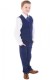 Boys Royal Blue 5 Piece Slim Fit Suit