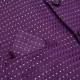 Boys Grey & Purple 6 Piece Slim Fit Tail Jacket Suit