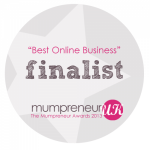 Finalist for the Mumpreneur Awards 2013