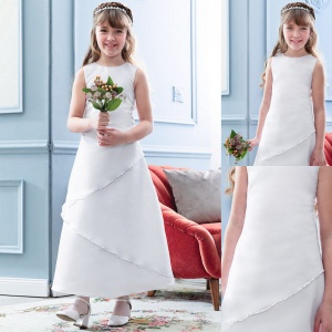 Emmerling White Communion Dress - Style 2143