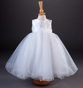 Girls Crystal & Tulle Dress - Abbie by Millie Grace
