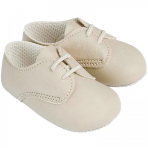 Baby Boys Biscuit Matt Lace Pram Shoes 'Baypods'