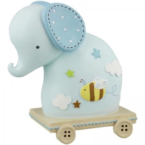 Baby Boys Blue Elephant Money Box