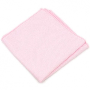 Boys Pastel Pink Cotton Pocket Square Handkerchief