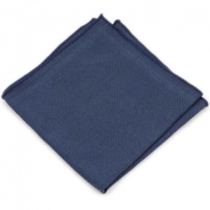 Boys Navy Cotton Pocket Square Handkerchief