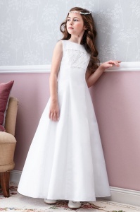 Emmerling White Communion Dress - Style Danuta