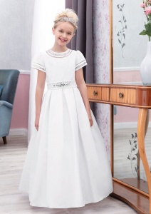 Emmerling Ivory or White Communion Dress - Style Elsa
