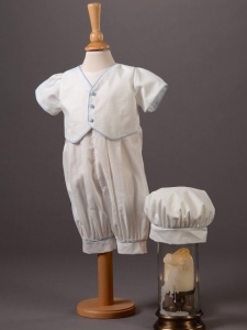 Baby Boys Cotton Romper & Hat - Max by Millie Grace