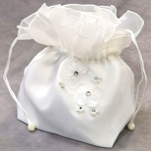 flower girl bags ivory
