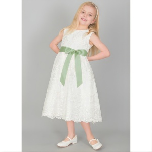 Girls Sage Green Double Sided Satin Dress Sash | Flower Girl Sash -  childrensspecialoccasionwear.co.uk