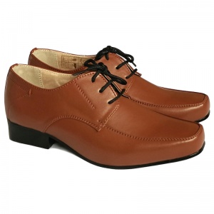 Boys Brown Matt Formal Shoes - William